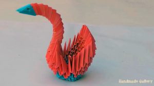 How To Make An Origami 3D Swan How To Make A 3d Paper Swan Easy Tutorial