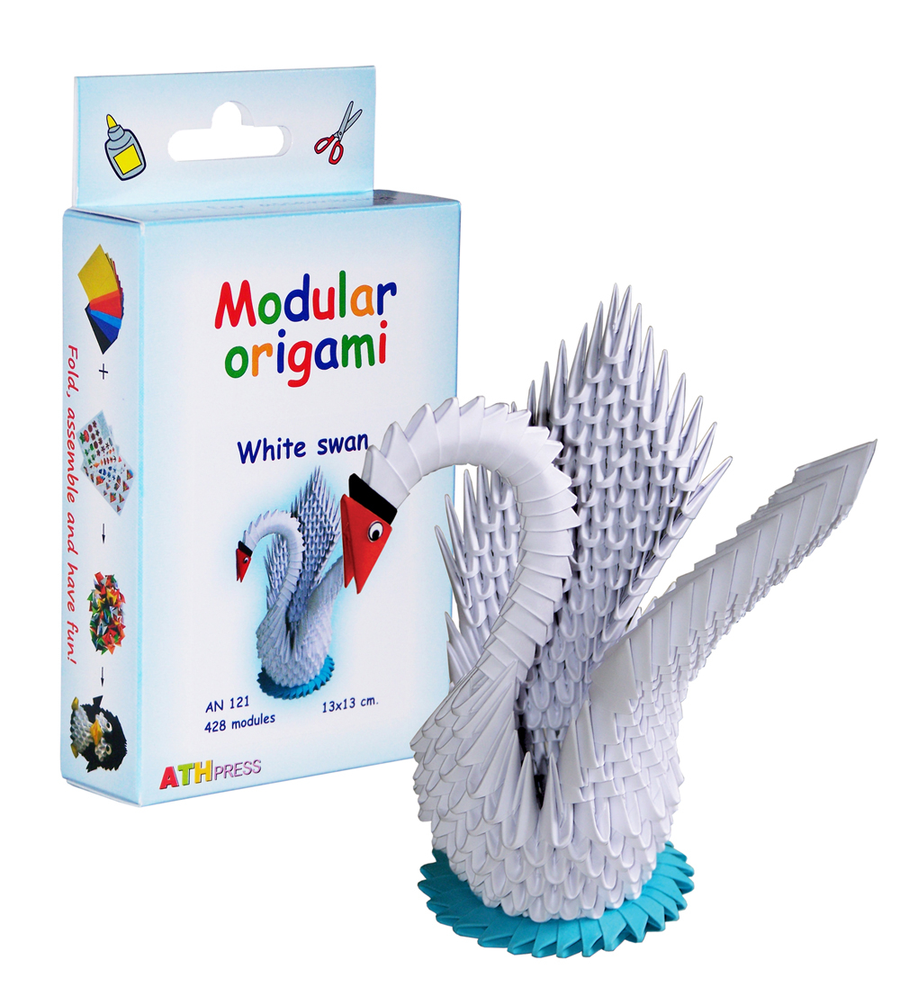 How To Make An Origami 3D Swan White Swan 428 Modules