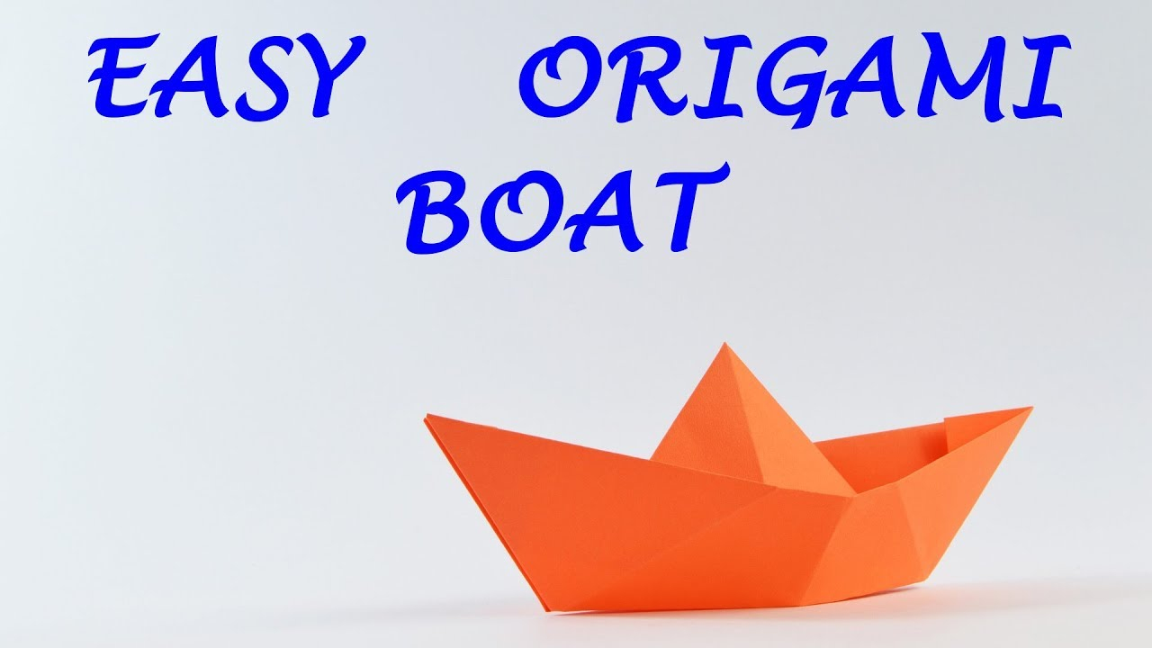How To Make An Origami Boat Easy How To Make An Origami Boat Easy Origami For Kids