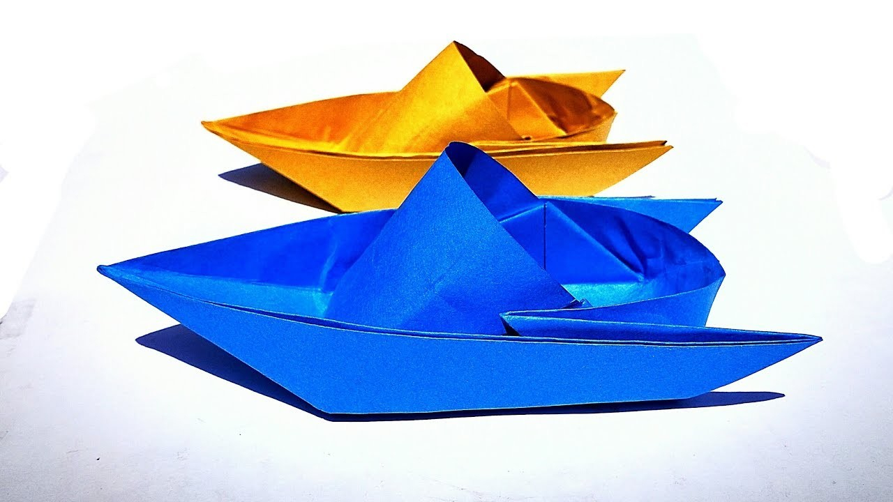 How To Make An Origami Boat Easy How To Make Paper Boat Origami Boat Easy Diy