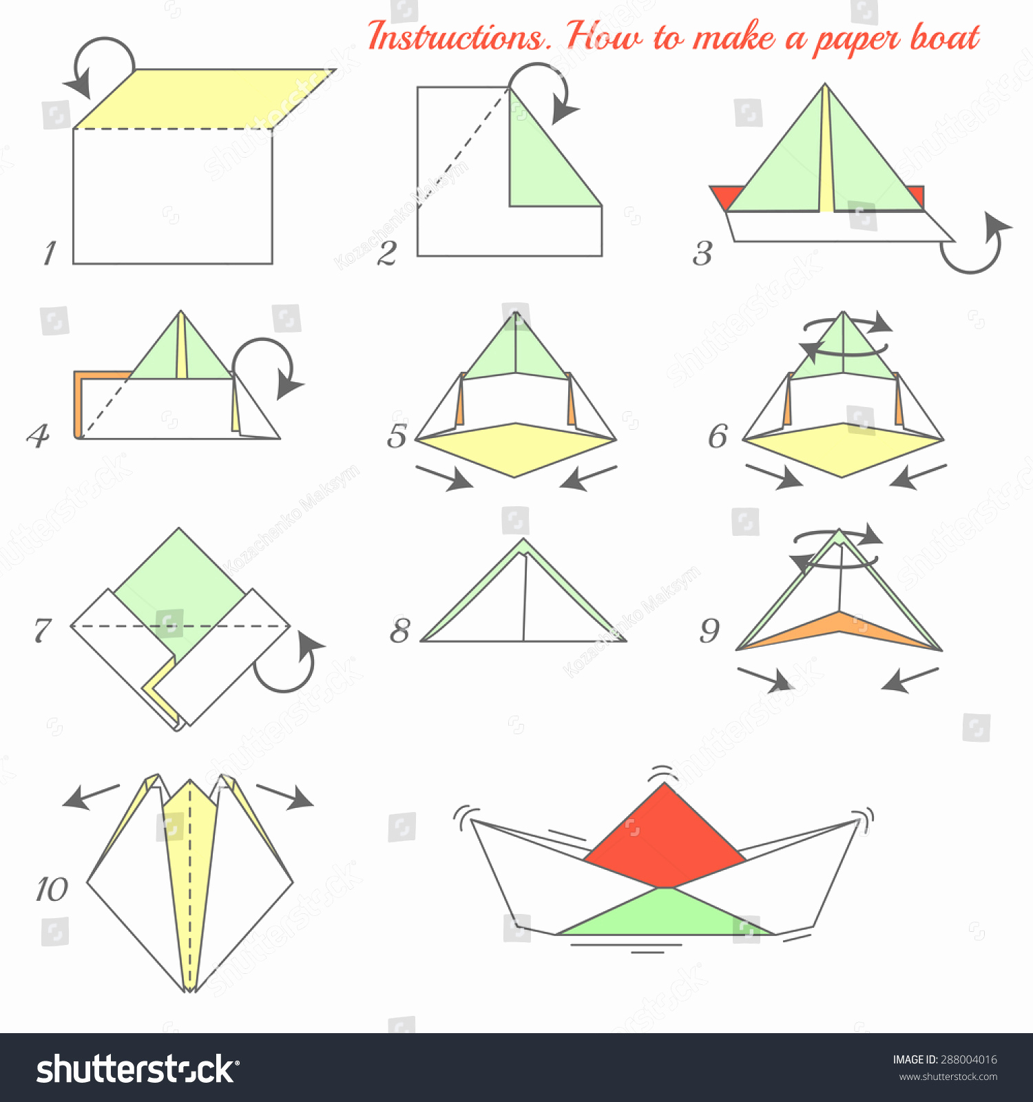 How To Make An Origami Boat Easy Paper Weight Picture For Pencil Pap On Paper Tubes Make Stiff