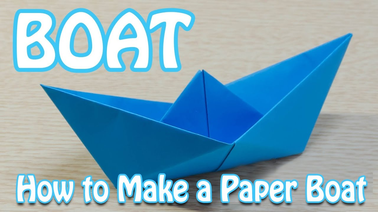 How To Make An Origami Boat Step By Step Easy Way To Make A Paper Boat That Floats In Water Step Step