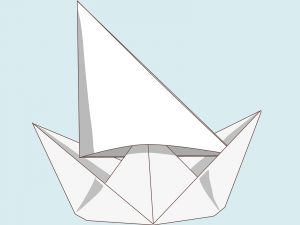 How To Make An Origami Boat Step By Step How To Make A Paper Boat With A Big Sail 12 Steps With Pictures