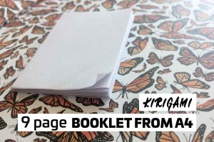 How To Make An Origami Booklet How To Make A 9 Page Booklet Out Of Paper