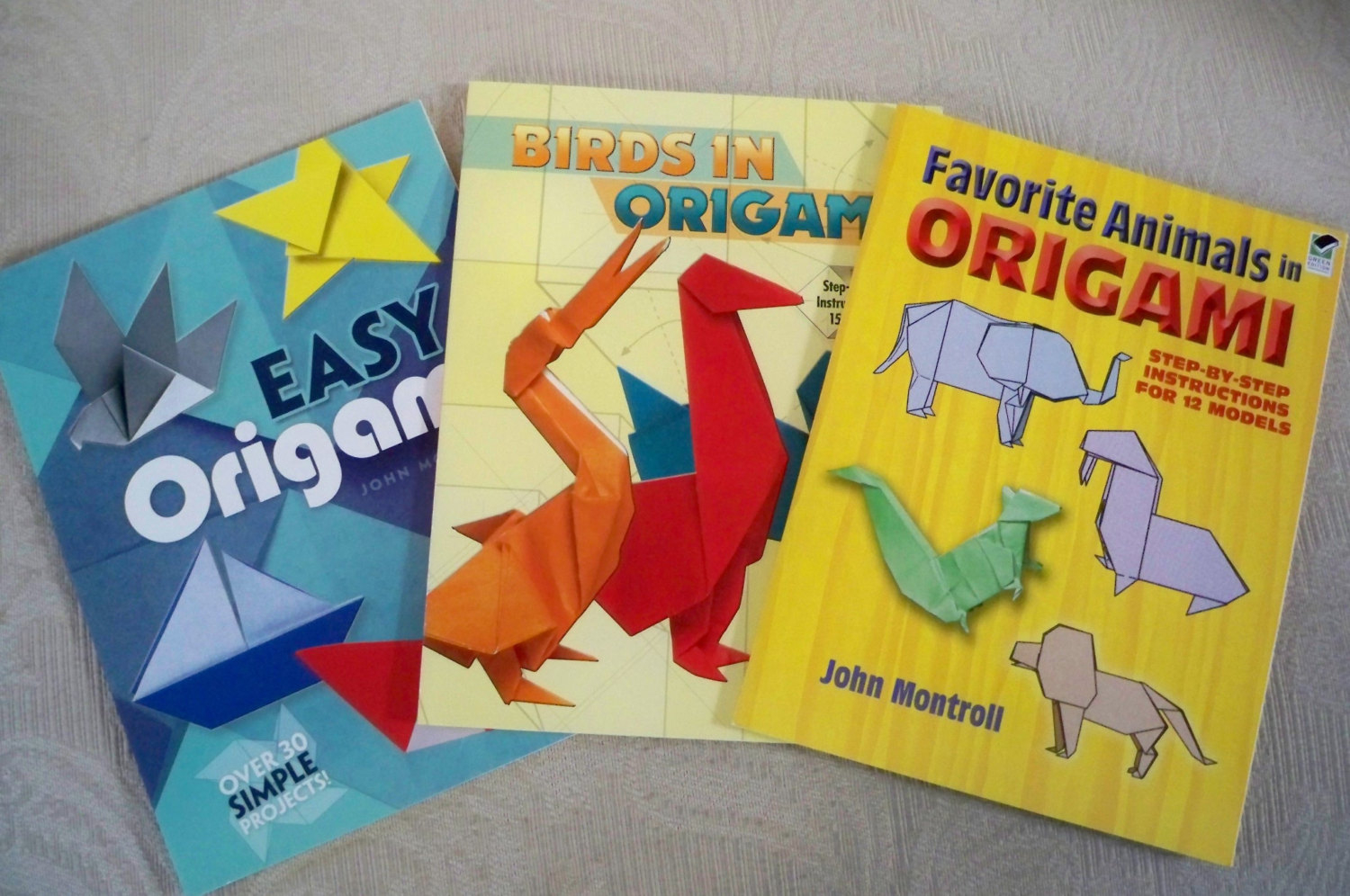 How To Make An Origami Booklet Vintage Book Craft Book Origami Pattern Booklets 3 Easy Origami Birds Animals Origami