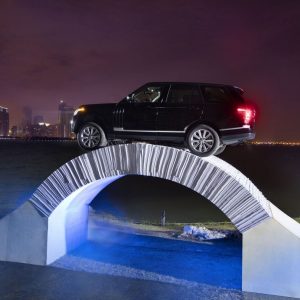 How To Make An Origami Bridge Range Rover Drives Over Paper Bridge To Mark Its Birthday