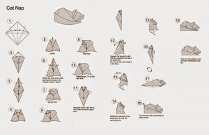 How To Make An Origami Cat Face Free Image Host Art And Craft Origami Catnap