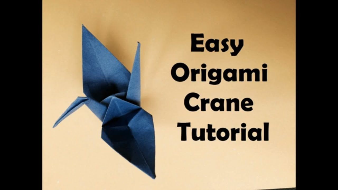 How To Make An Origami Crane Step By Step How To Make Origami Crane Tutorial Easy Origami For Beginners Easy Origami Animals Diy