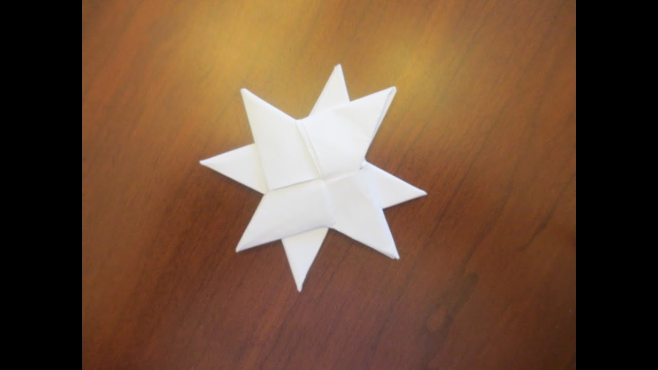 How To Make An Origami Double Ninja Star How To Make A Paper Double Ninja Star Dist 8