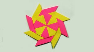 How To Make An Origami Double Ninja Star How To Make A Paper Transforming Ninja Star