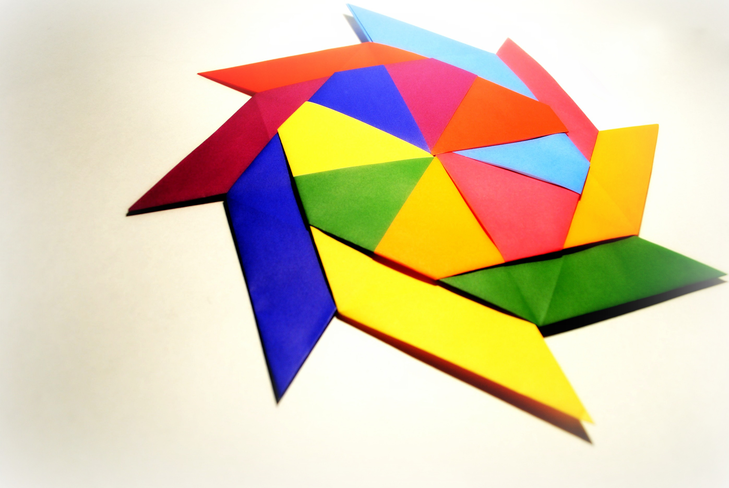 How To Make An Origami Double Ninja Star Origami Transforming Ninja Star Shurriken Modular