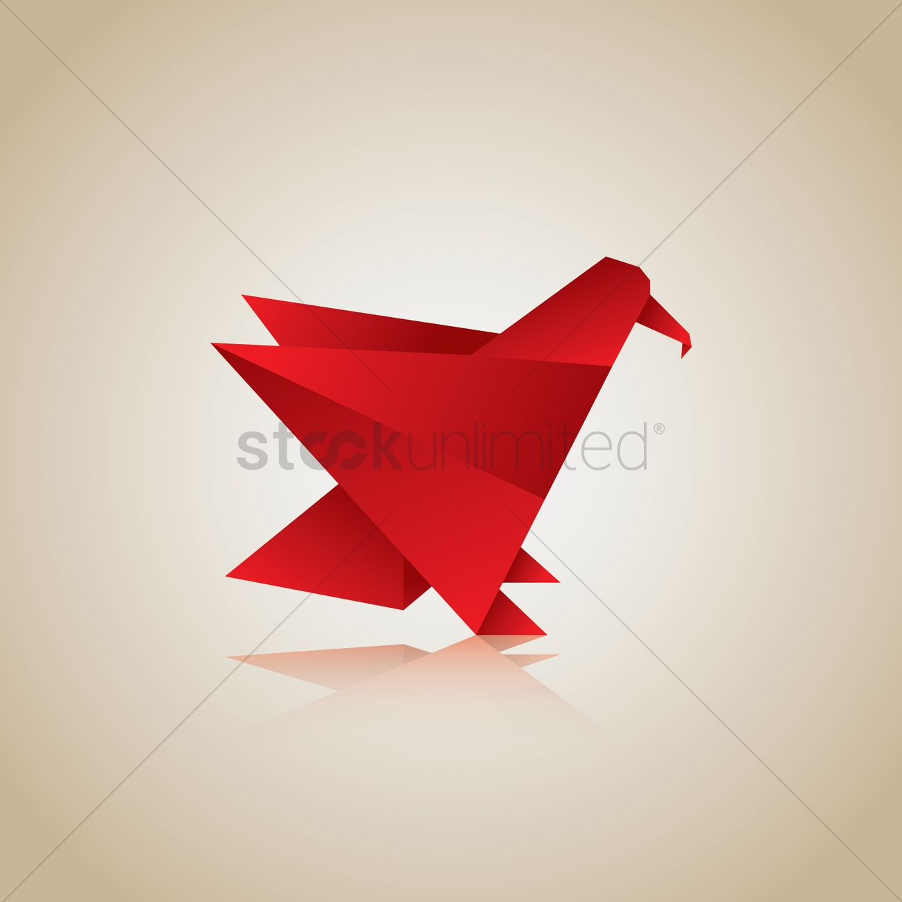 How To Make An Origami Eagle Free Origami Eagle Vector Image 1482076 Stockunlimited