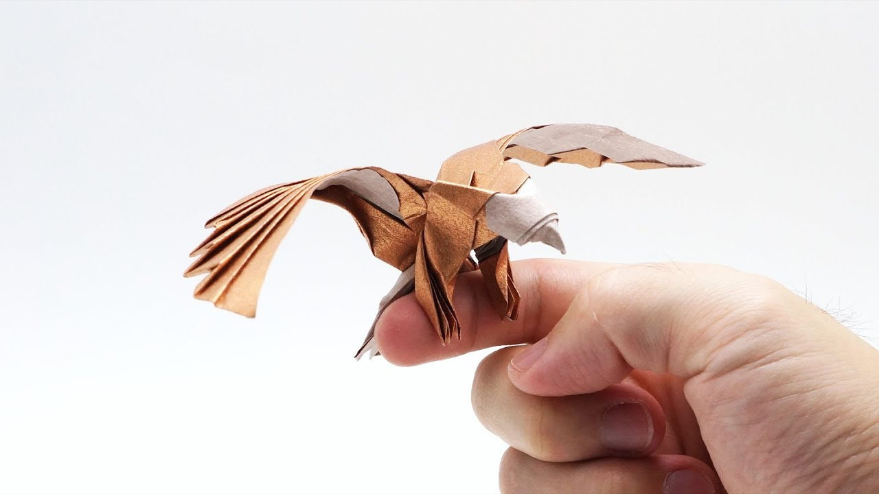 How To Make An Origami Eagle Origami Eagle Simplified Version Jo Nakashima