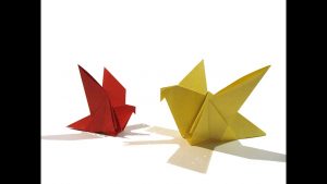 How To Make An Origami Easter Origami Bird Easy Origami Tutorial How To Make An Easy Origami Bird