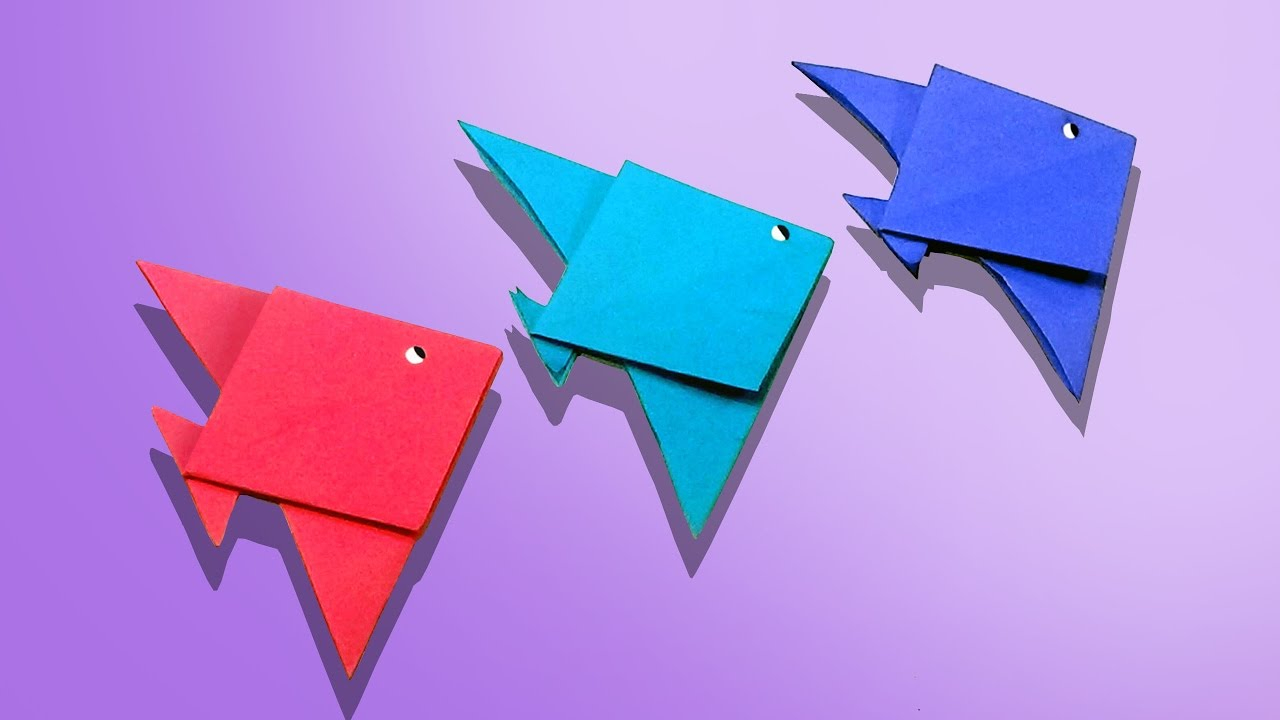 How To Make An Origami Fish How To Make An Origami Fish Very Easy And Simple Steps