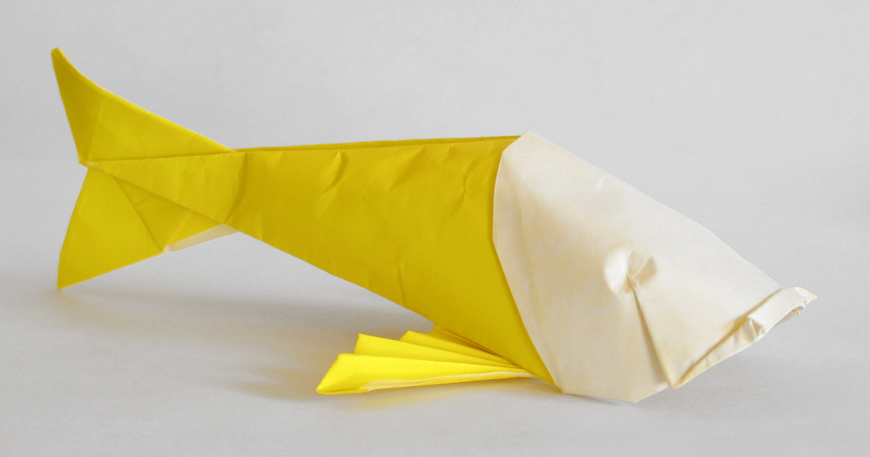 How To Make An Origami Fish Origami Koi Fish Mike Thomson