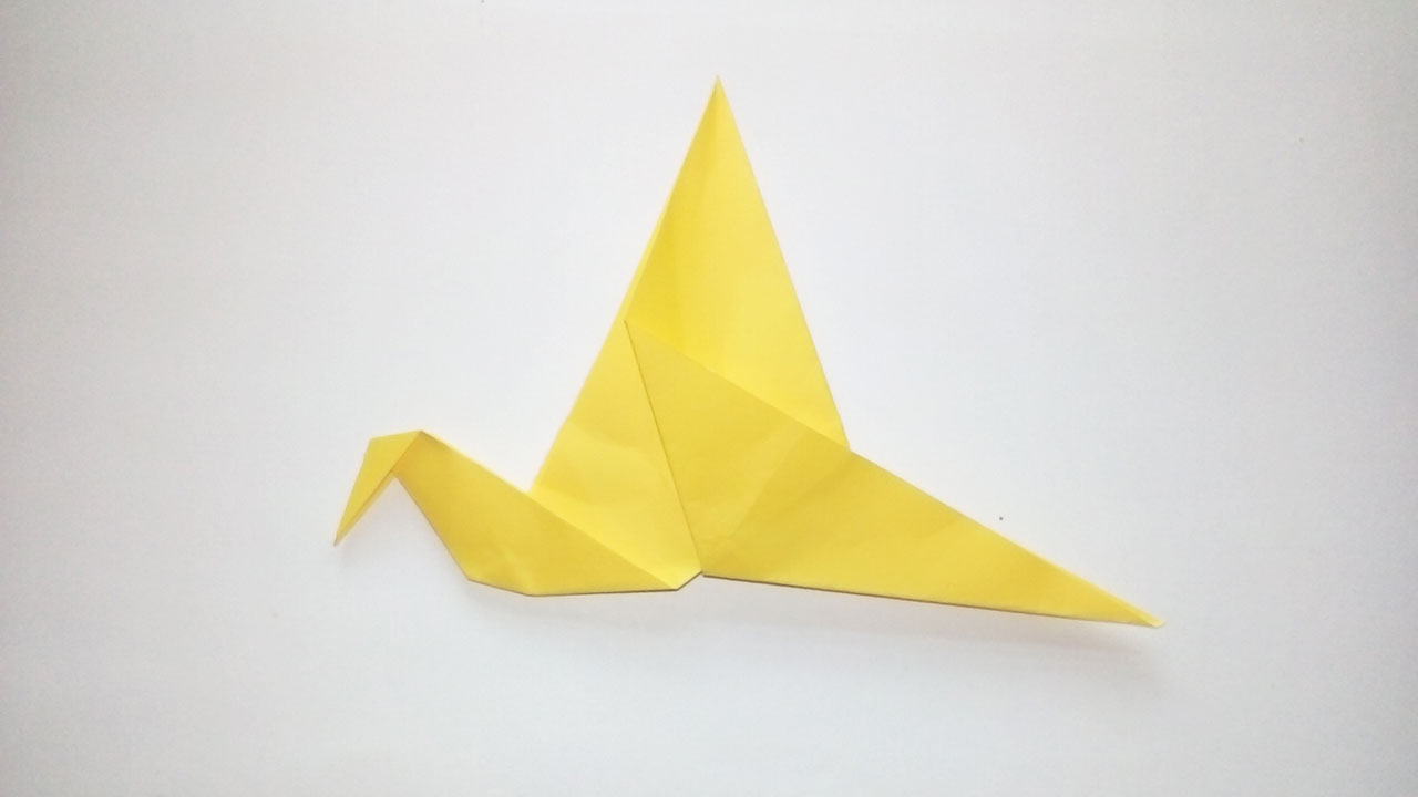 How To Make An Origami Flapping Bird Step By Step Easy Paper Origami Paper Flapping Bird Instructions How To Make