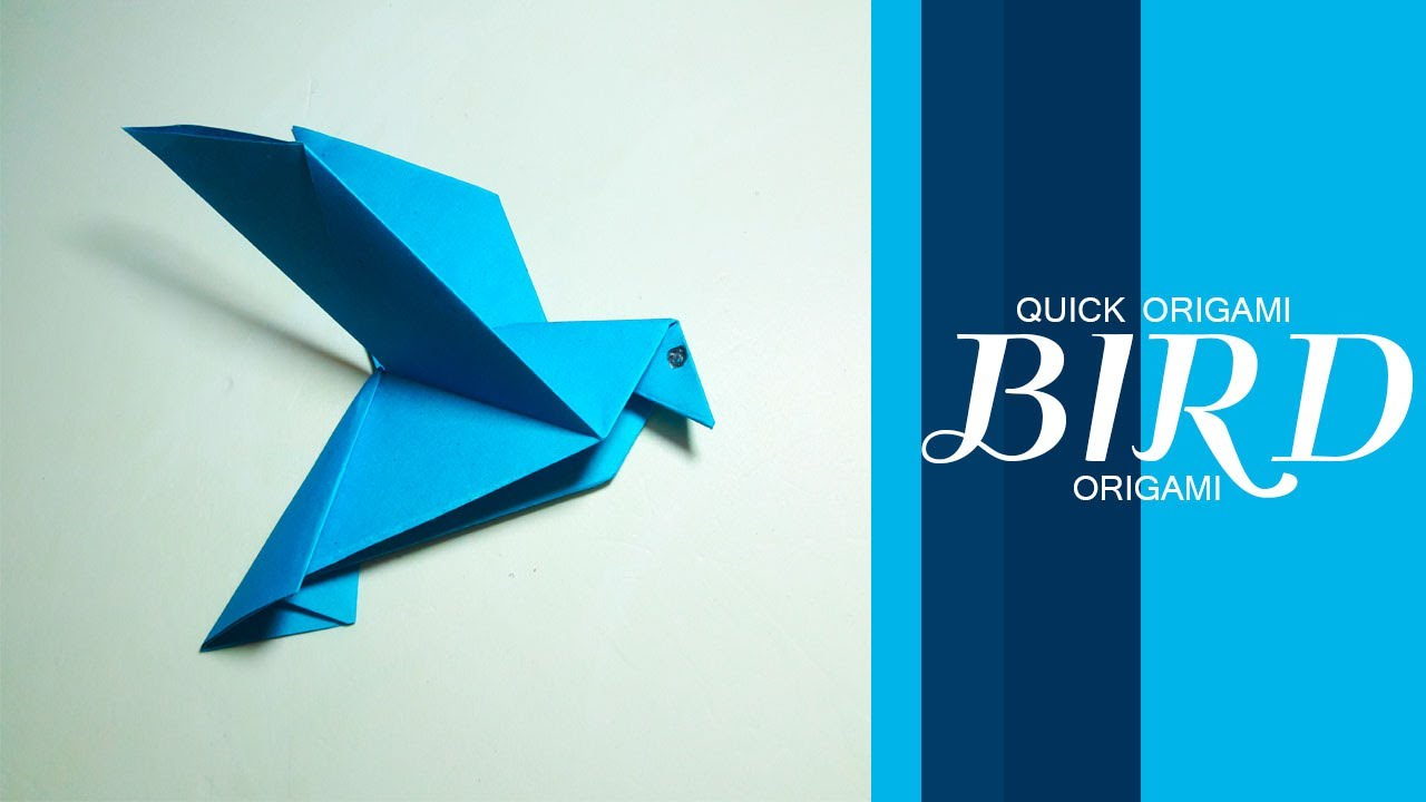 How To Make An Origami Flapping Bird Step By Step How To Make Origami Flapping Bird How To Make A Simple Paper Bird