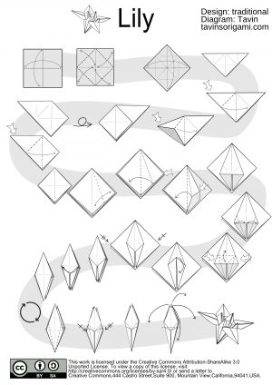 How To Make An Origami Flower Easy Origami Flowers Instructions Diagram Blog Wiring Diagrams