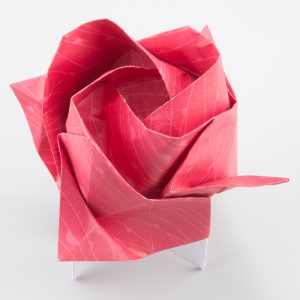 How To Make An Origami Flower Easy Origami Paper Circuits Learnsparkfun