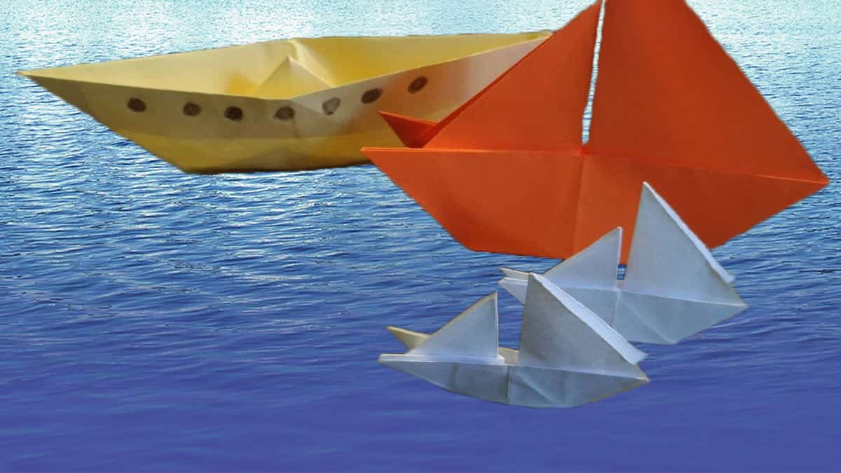 How To Make An Origami How To Make An Origami Boat Stem Little Explorers