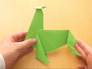 How To Make An Origami How To Make An Origami Reindeer With Pictures Wikihow