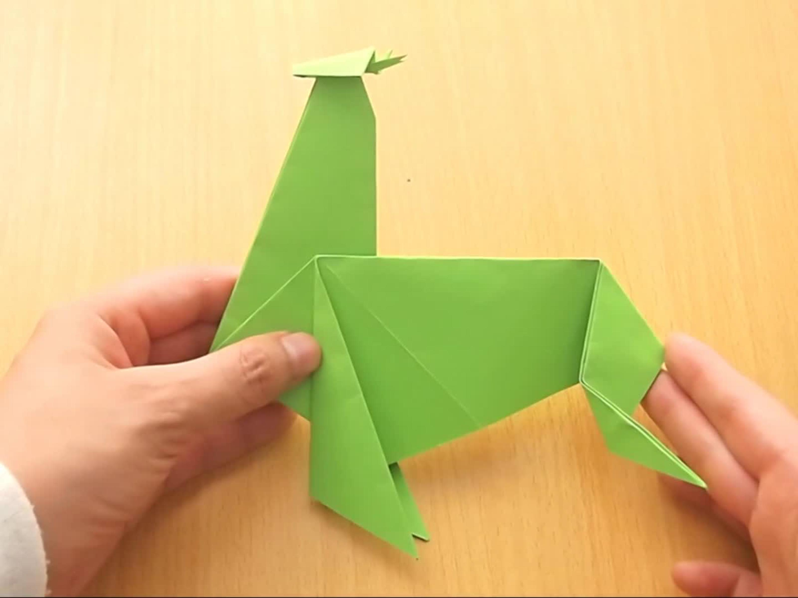 How To Make An Origami How To Make An Origami Reindeer With Pictures Wikihow