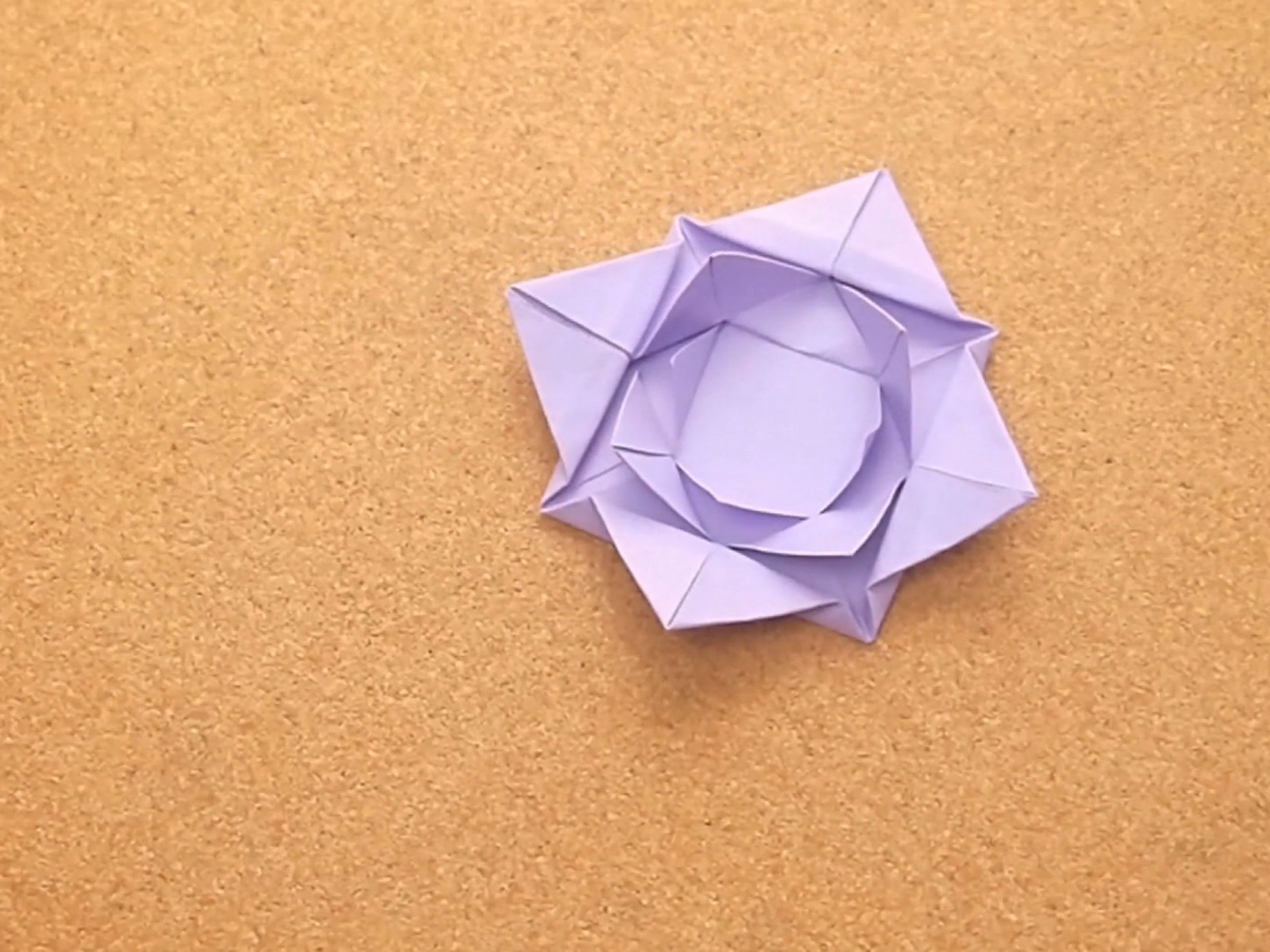 How To Make An Origami Lily Flower How To Fold An Origami Water Lily 5 Steps With Pictures
