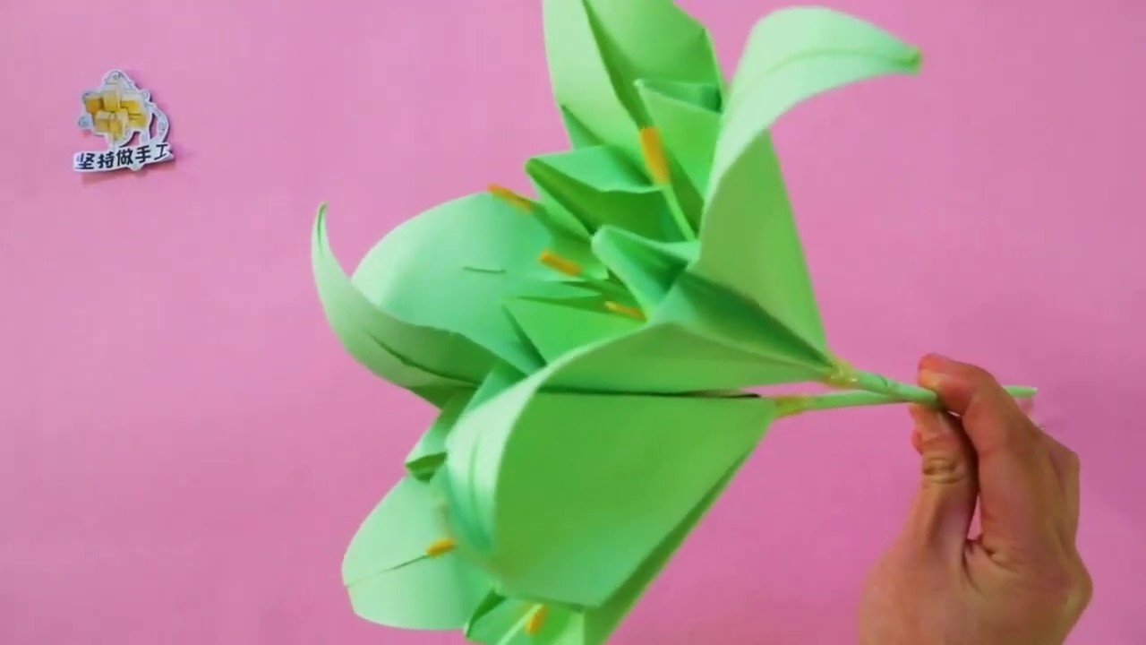 How To Make An Origami Lily Flower How To Make An Origami Lily Flower Diy Paper Crafts Easy Origami