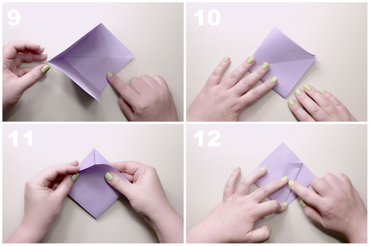 How To Make An Origami Lily Flower Traditional Origami Lily Flower Instructions