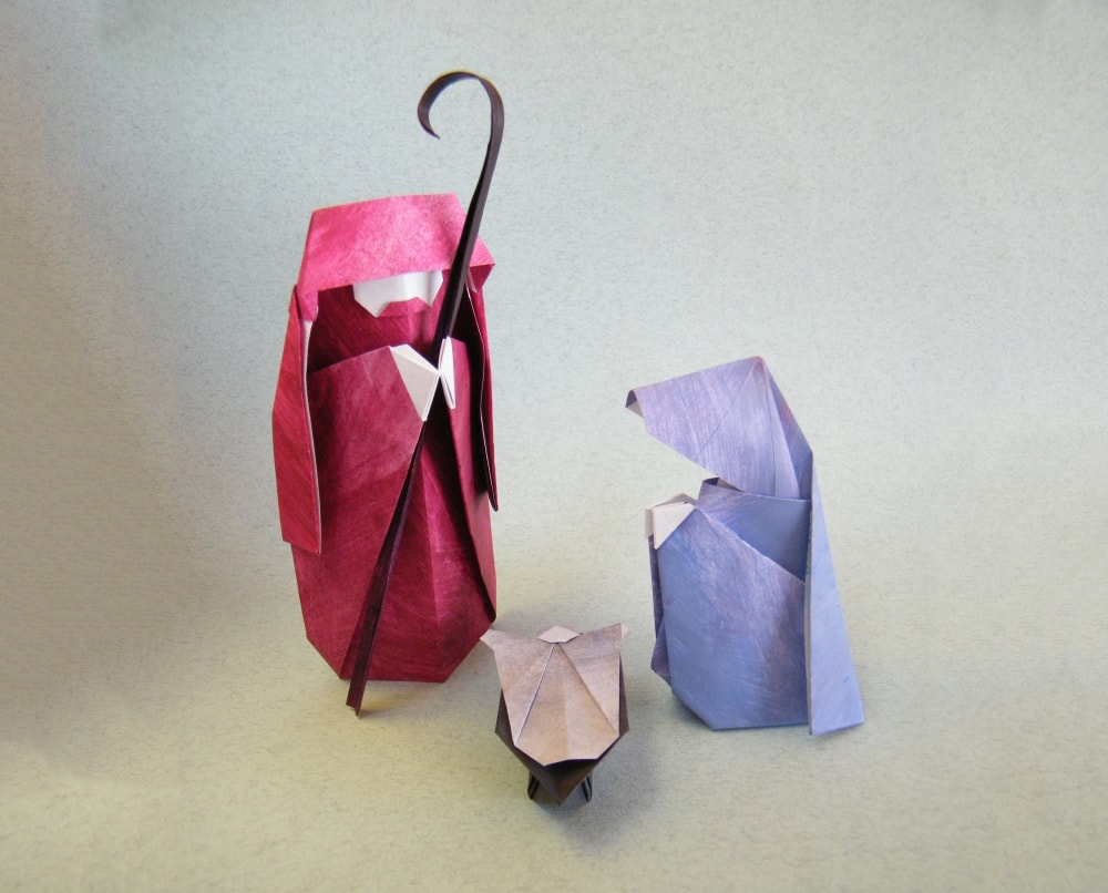 How To Make An Origami Nativity Scene 24 Holiday Themed Origami Models To Fill You With Christmas Spirit
