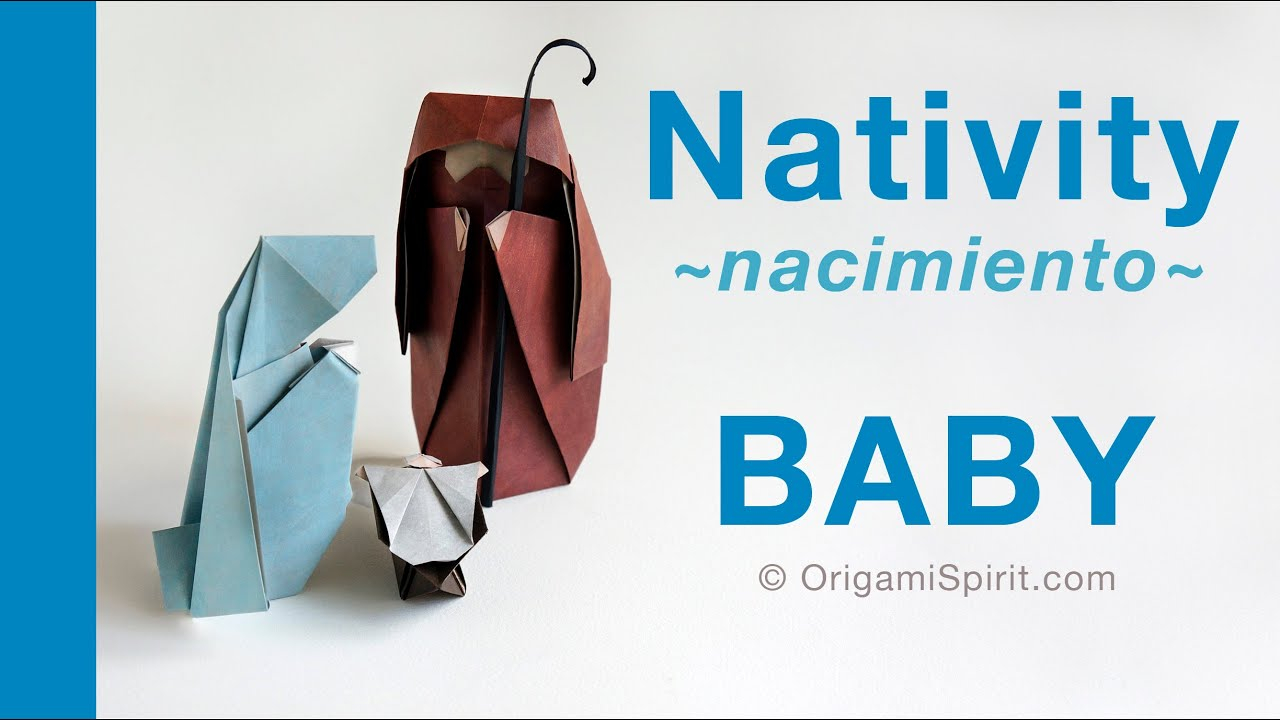 How To Make An Origami Nativity Scene Make A Christmas Nativity Ba Jesus Pesebre Navidad Beln Beb