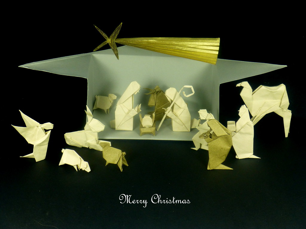 How To Make An Origami Nativity Scene Nativity Scene Luigi Leonardi Dear Friends And Origami Flickr