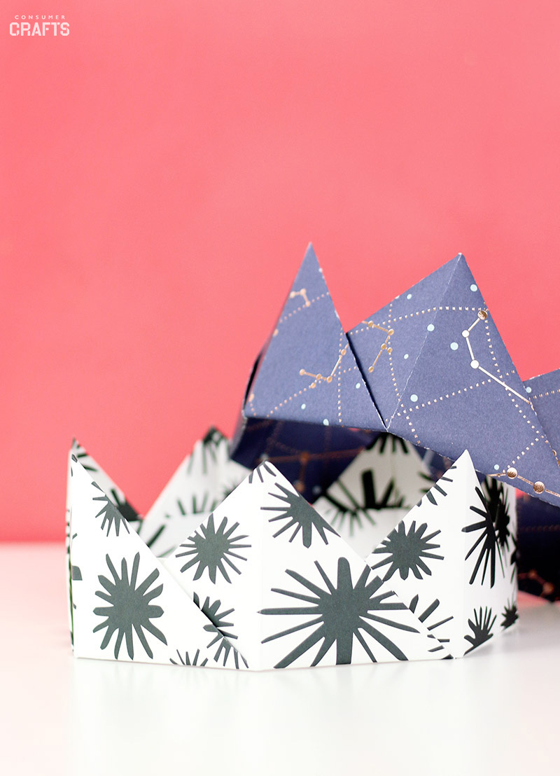 How To Make An Origami Origami Crown Tutorial Step Step Consumer Crafts