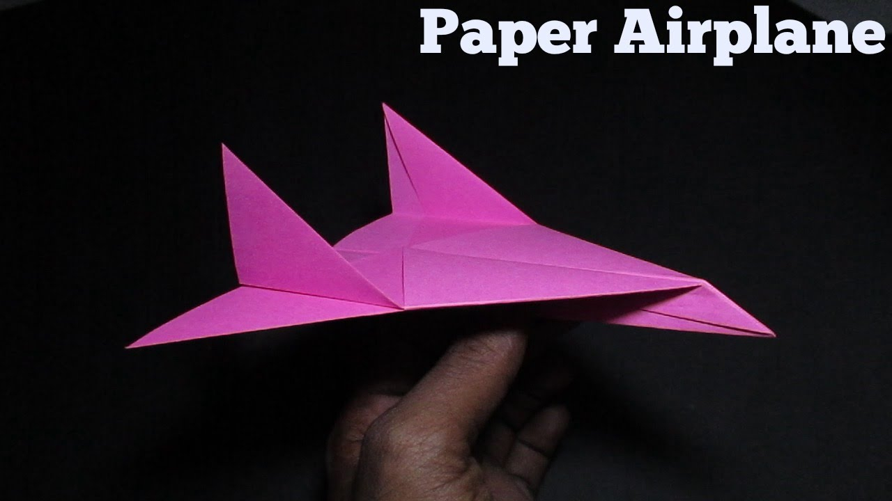 How To Make An Origami Plane Origami Airplane How To Make An Origami Paper Airplane That Flies Far 3