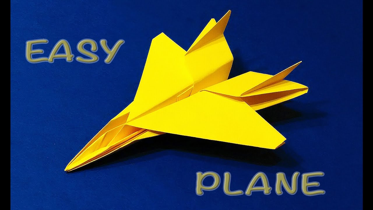 How To Make An Origami Plane Origami F 15 Jet Easy Tutorial Paper Plane F15 Flying Model Remake