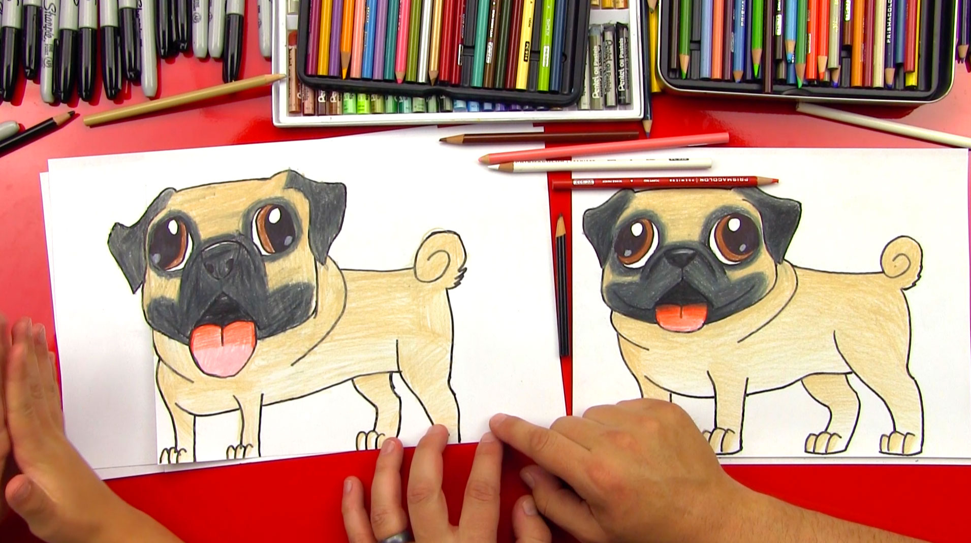 How To Make An Origami Pug How To Draw A Pug Art For Kids Hub