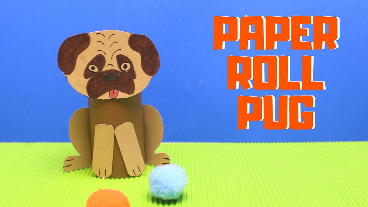 How To Make An Origami Pug How To Make A Paper Roll Pug
