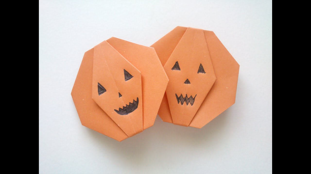 How To Make An Origami Pumpkin Halloween Origami Pumpkin Tutorial