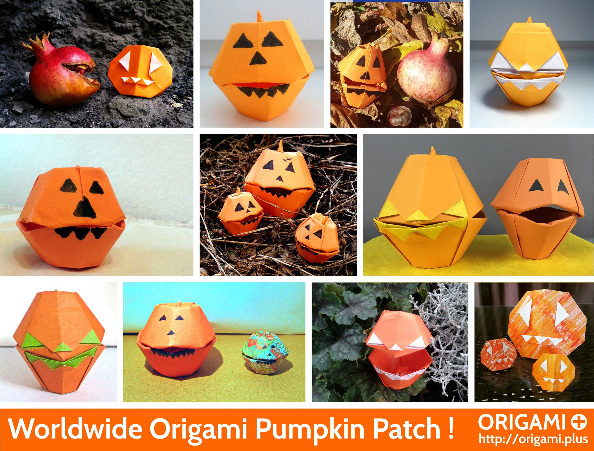How To Make An Origami Pumpkin Origami Pumpkin Patch