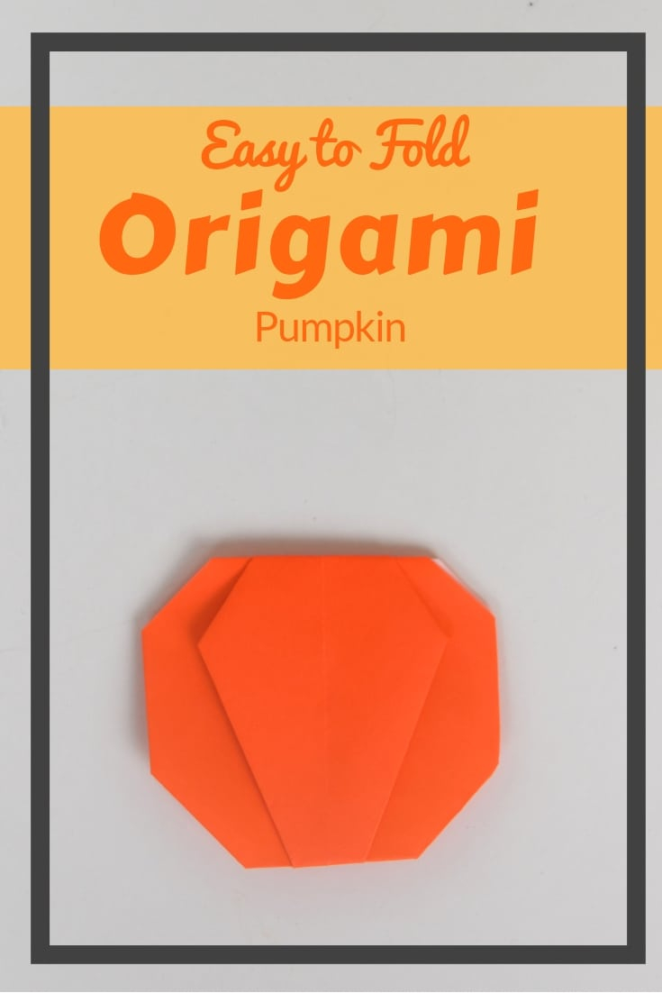 How To Make An Origami Pumpkin Super Simple Easy Origami Pumpkin Fave Mom