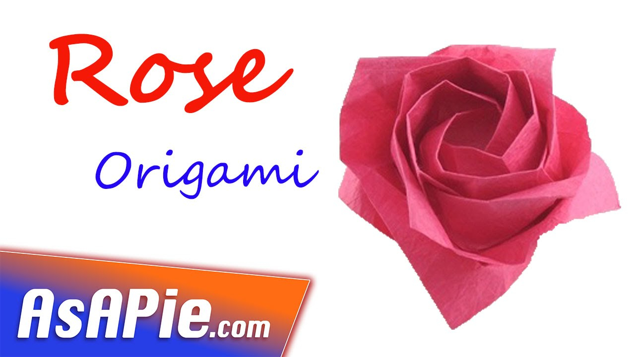How To Make An Origami Rose Easy Origami Rose Instructions Very Easy How To Make An Origami Rose