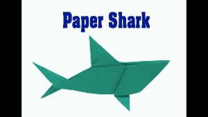 How To Make An Origami Shark Cool Origami Shark Origami Easy Tutorial