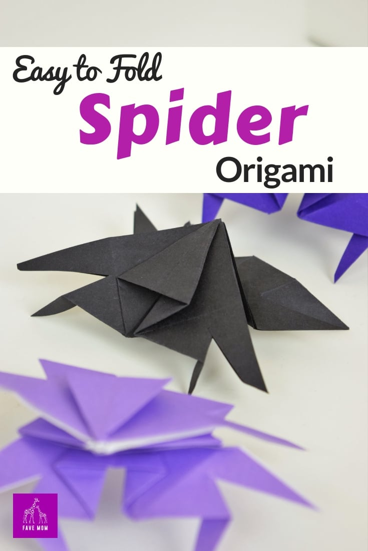 How To Make An Origami Spider Easy Origami Spider Tutorial Fave Mom