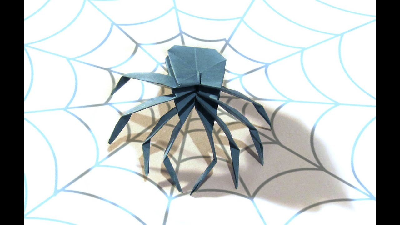 How To Make An Origami Spider Halloween Origami Spider Tutorial How To Make An Origami Spider