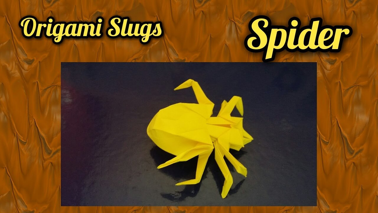 How To Make An Origami Spider How To Make An Easy Origami Spider Do It Yourself Video