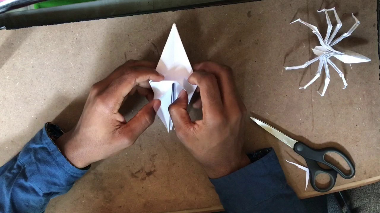 How To Make An Origami Spider How To Make An Origami Spider Part 1
