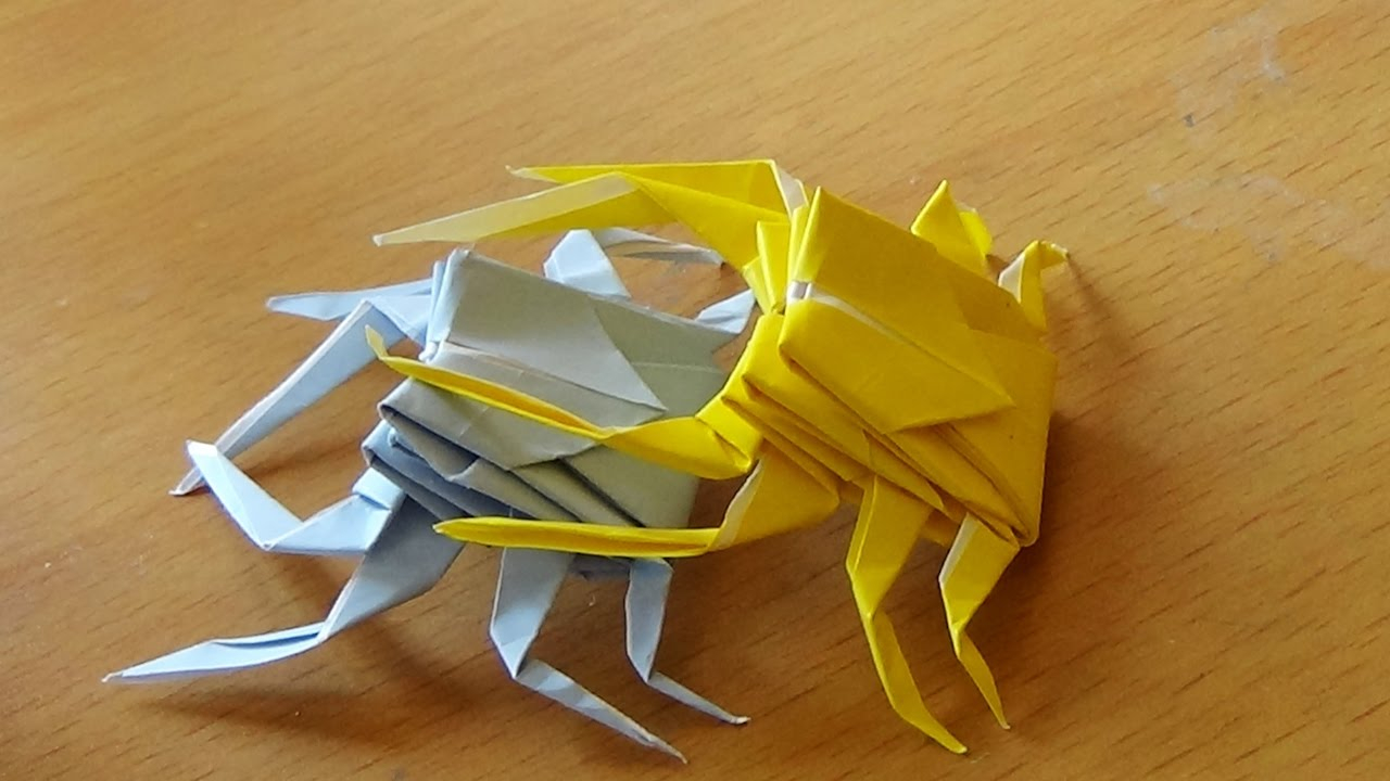 How To Make An Origami Spider Origami Art How To Make An Origami Spider
