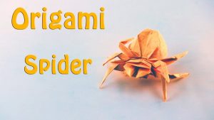 How To Make An Origami Spider Origami Spider How To Make A Paper Spider