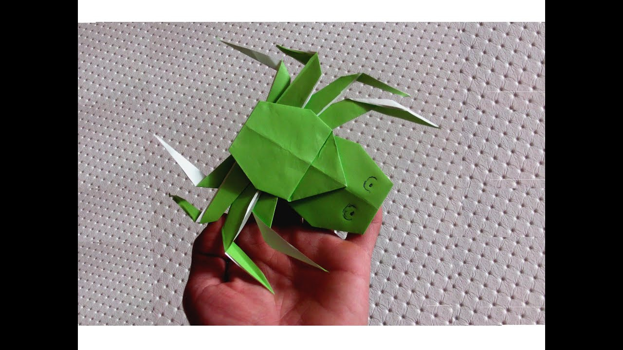 How To Make An Origami Spider Origami Spider How To Make Paper Spider Some Easy